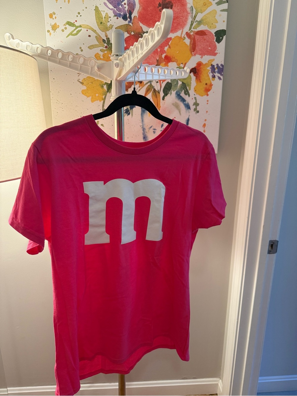 M&M's Pink Graphic Tee - White 'm' Logo